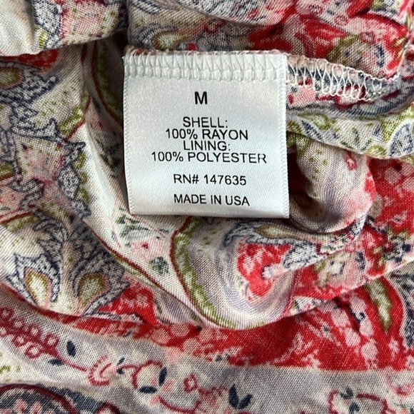 ⭐️Romeo & Juliet Couture,Flirty,Lightweight Tie-Front Dress, Side-Zip,EUC,Size M - Picture 4 of 8